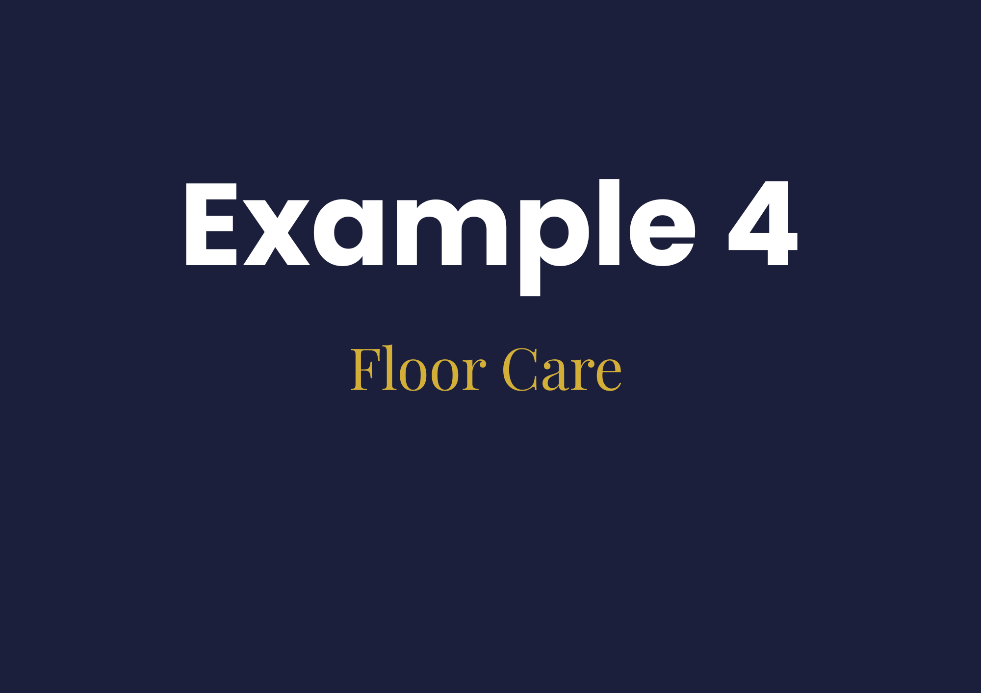 Floor Care
