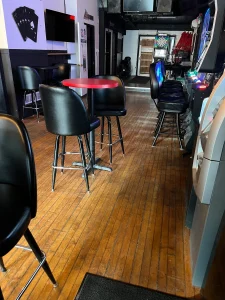 Barrys bar floors after the clean