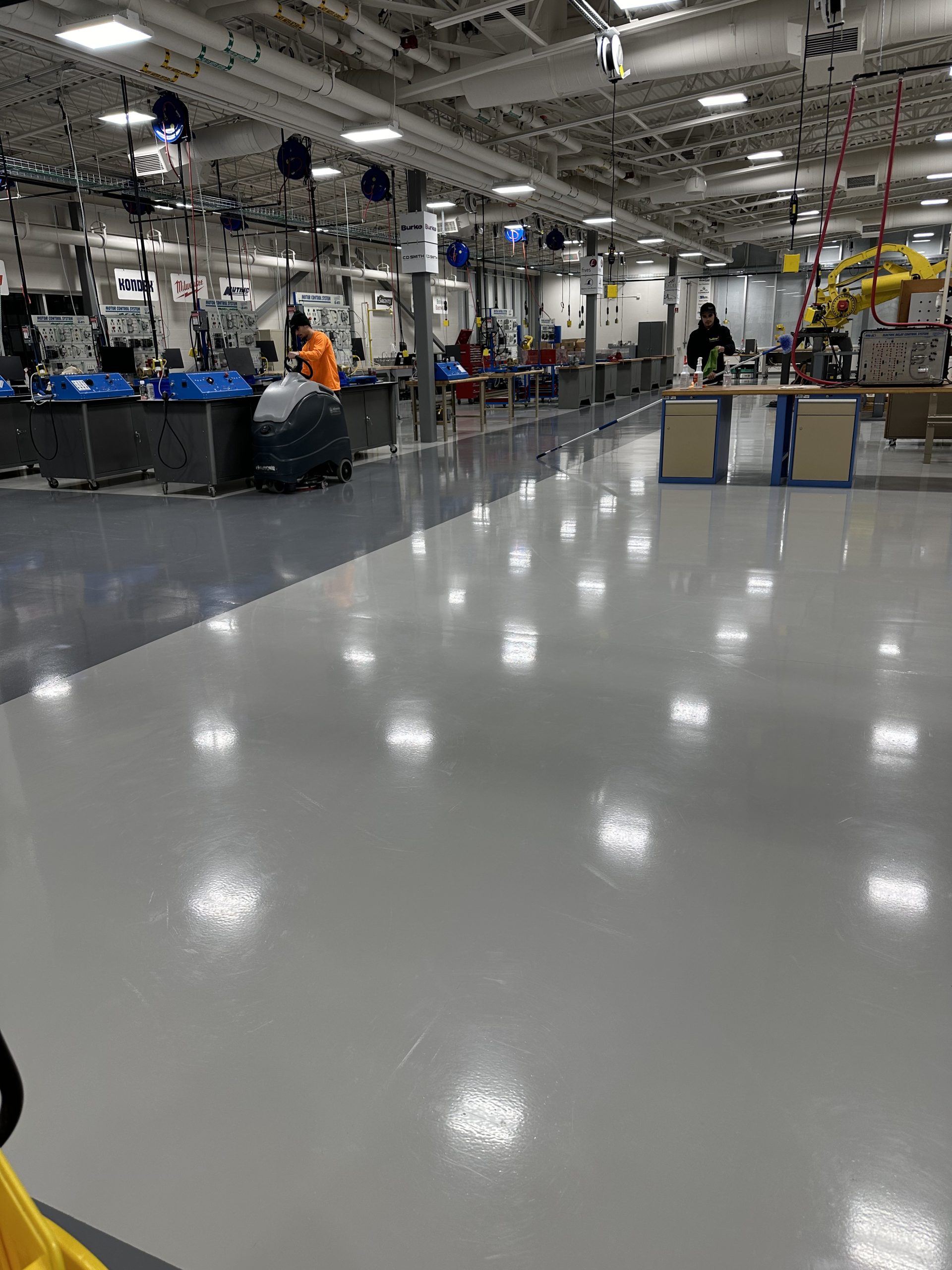 Manufacturing plant cleaning