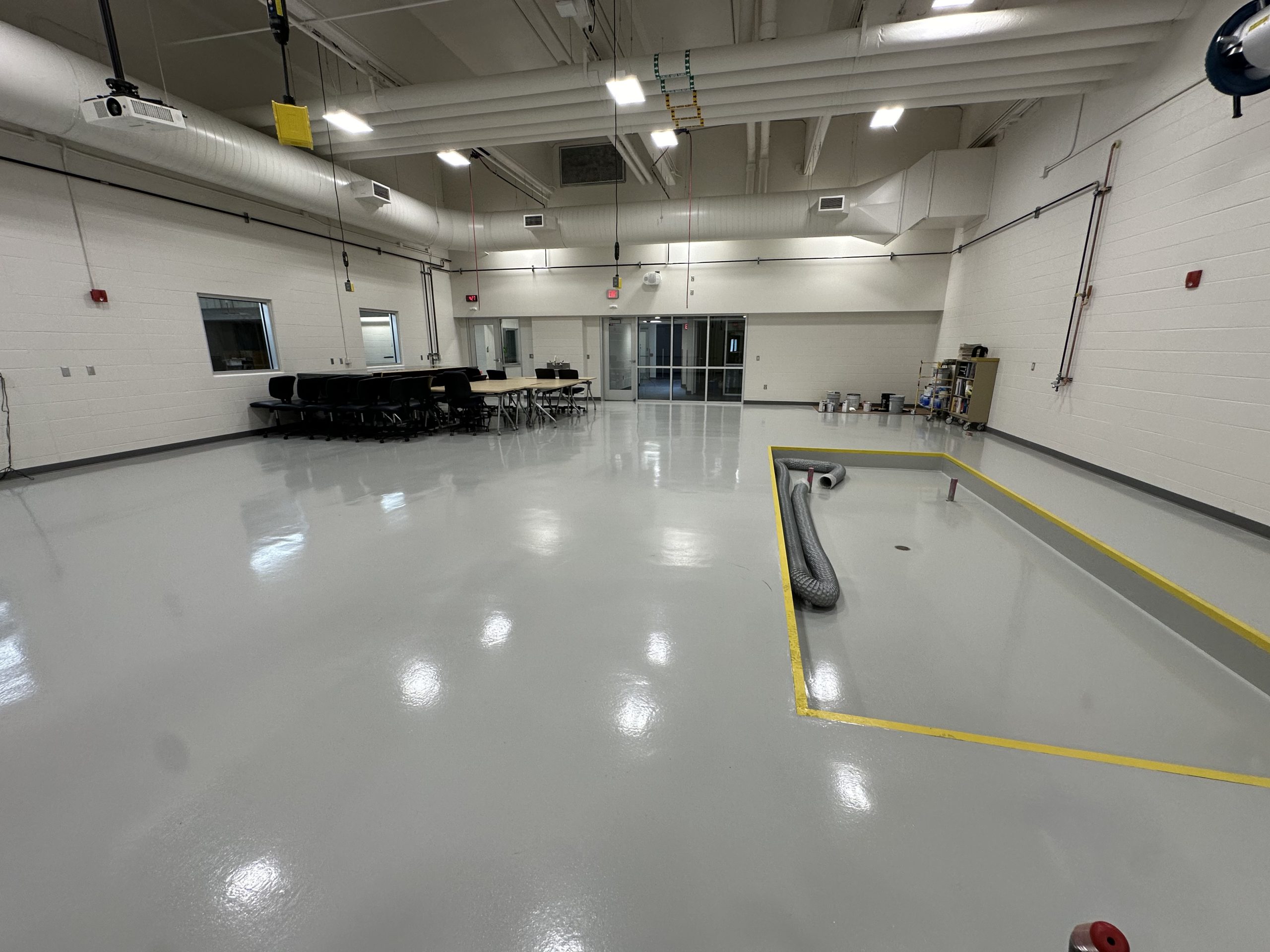 Floor Stripping and waxing