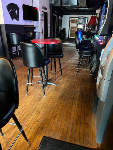 Barrys bar floors after the clean